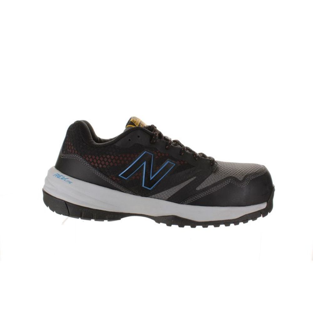 New Balance Mens Mid589ke Black,Toro Red Safety Shoes Size 13 4E